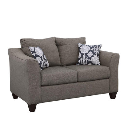 Salizar Flared Arm Loveseat Gray - 506022 - Bien Home Furniture &amp; Electronics