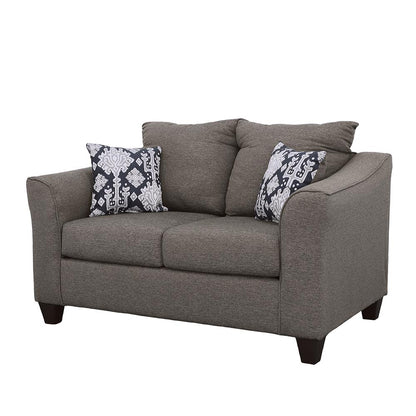 Salizar Flared Arm Loveseat Gray - 506022 - Bien Home Furniture &amp; Electronics