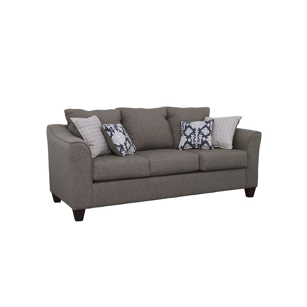 Salizar Flared Arm Sofa Gray - 506021 - Bien Home Furniture &amp; Electronics