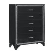 Salon Black Chest - 1572BK-9 - Bien Home Furniture & Electronics