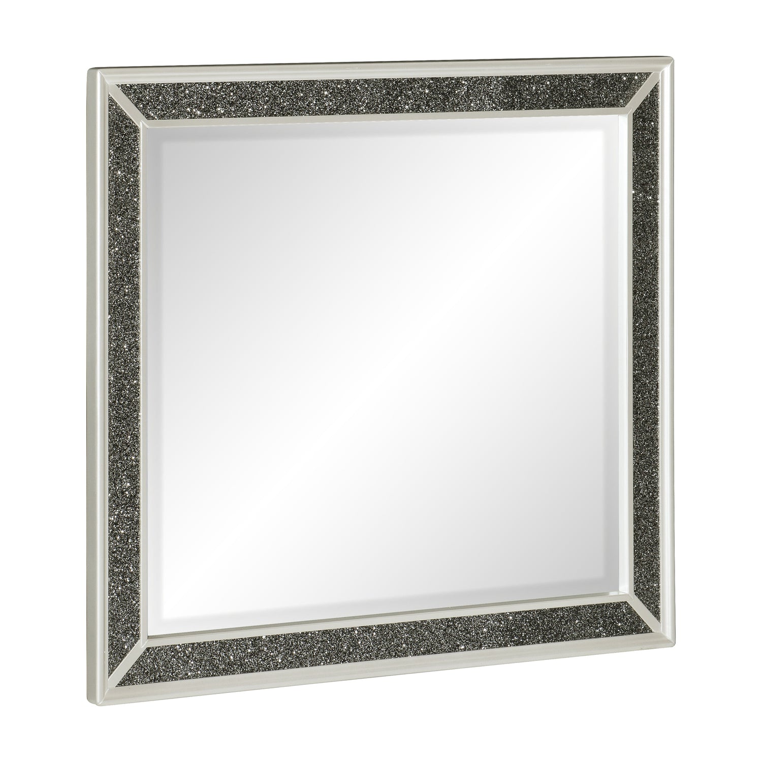 Salon White Mirror (Mirror Only) - 1572W-6 - Bien Home Furniture &amp; Electronics