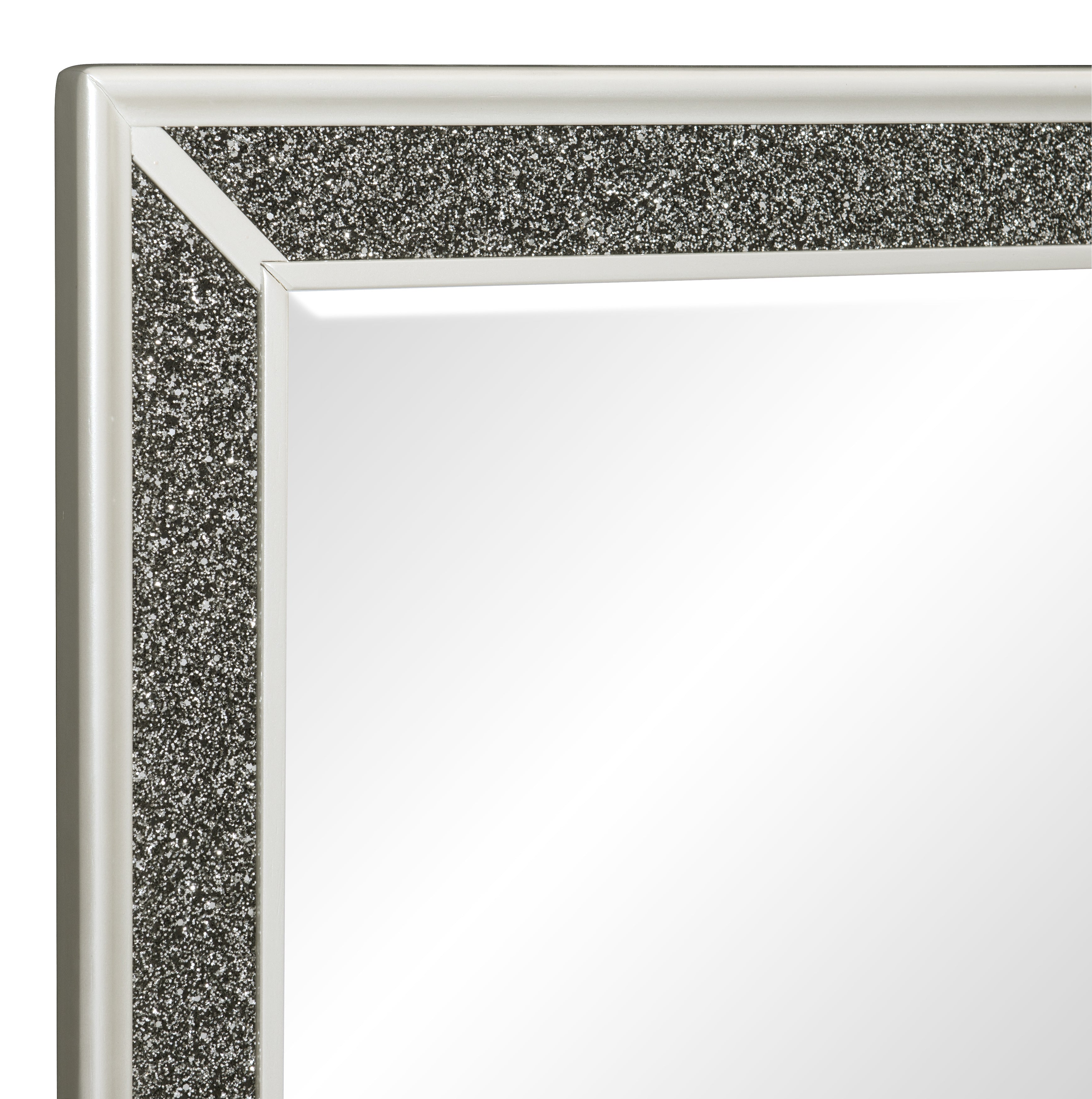 Salon White Mirror (Mirror Only) - 1572W-6 - Bien Home Furniture &amp; Electronics
