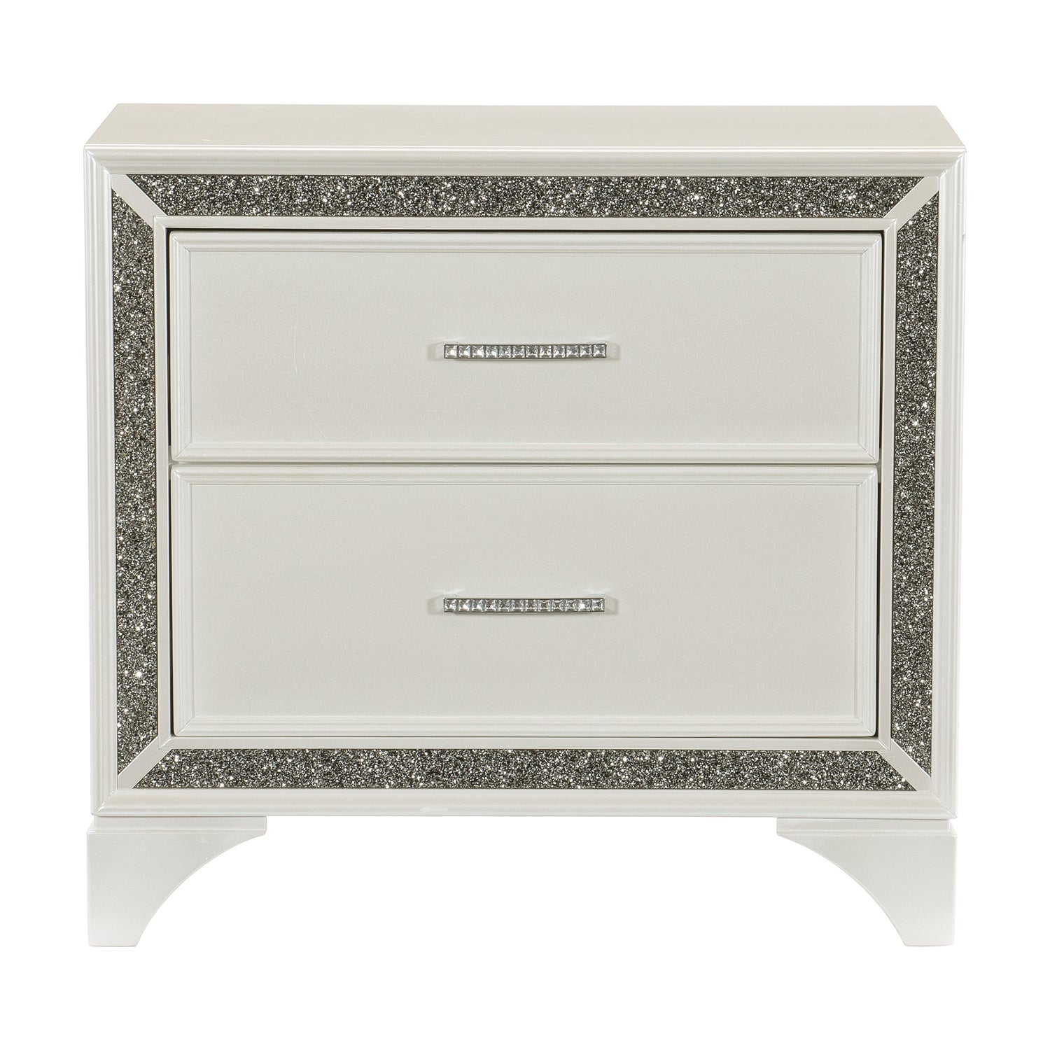 Salon White Nightstand - 1572W-4 - Bien Home Furniture &amp; Electronics