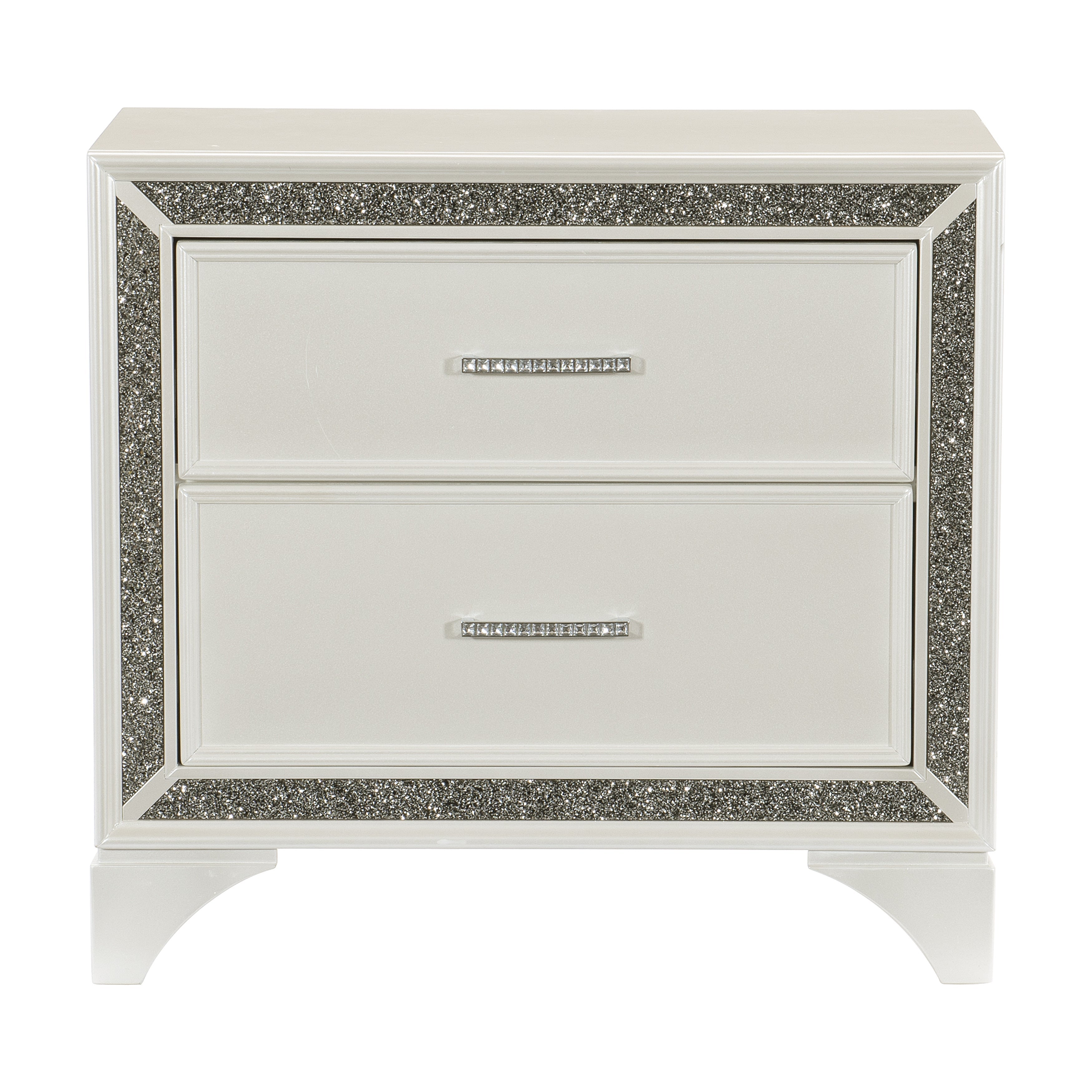 Salon White Nightstand - 1572W-4 - Bien Home Furniture &amp; Electronics