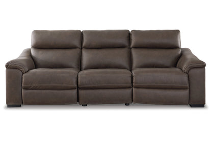 Salvatore Chocolate 3-Piece Power Reclining Sofa - SET | U2630146 | U2630158 | U2630162 - Bien Home Furniture &amp; Electronics