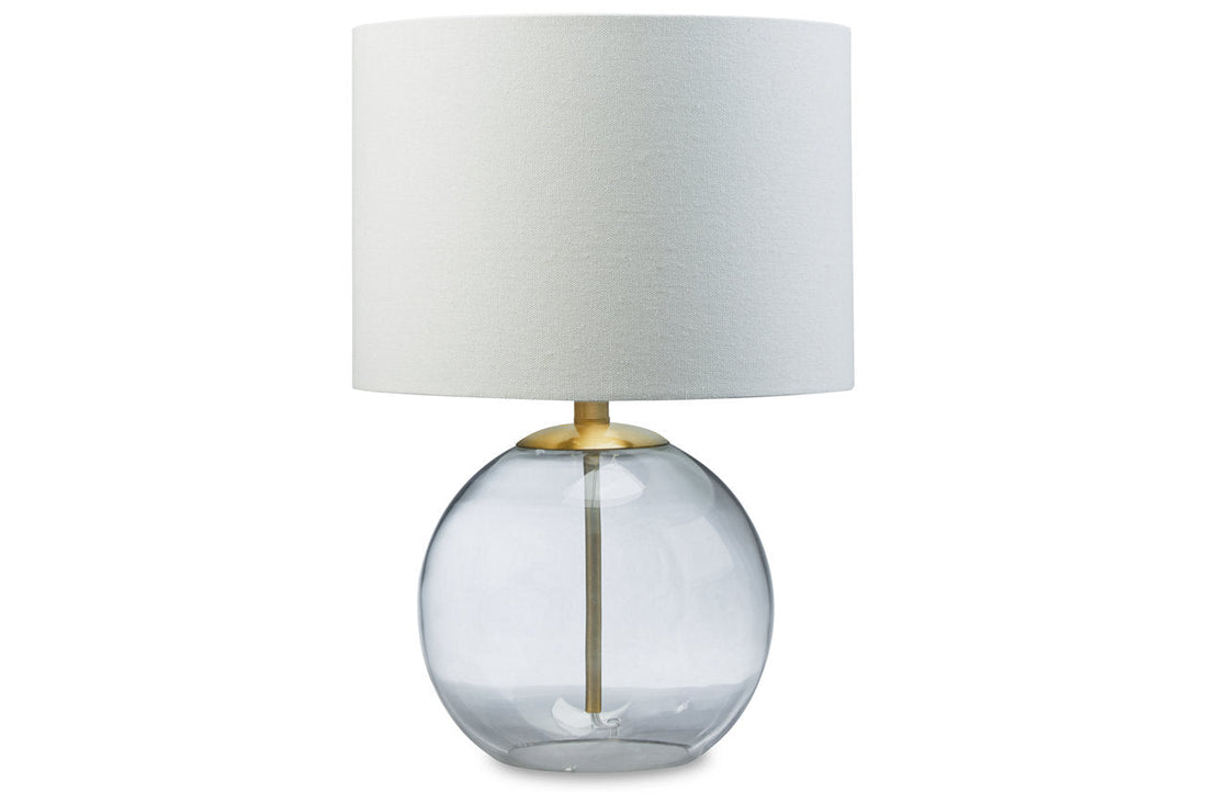 Samder Clear/Brass Finish Table Lamp - L430744 - Bien Home Furniture &amp; Electronics