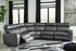 Samperstone Gray 5-Piece Power Reclining Sectional - SET | 5520319 | 5520346 | 5520358 | 5520362 | 5520377 - Bien Home Furniture & Electronics