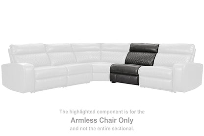 Samperstone Gray Armless Chair - 5520346 - Bien Home Furniture &amp; Electronics