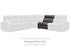 Samperstone Gray Armless Chair - 5520346 - Bien Home Furniture & Electronics