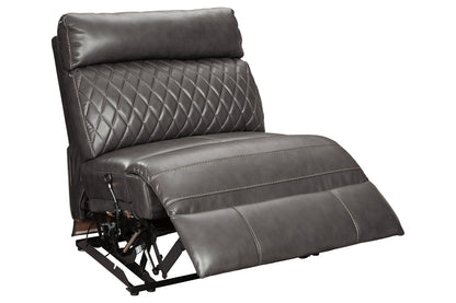 Samperstone Gray Armless Recliner - 5520319 - Bien Home Furniture &amp; Electronics