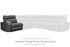 Samperstone Gray Left-Arm Facing Power Recliner - 5520358 - Bien Home Furniture & Electronics