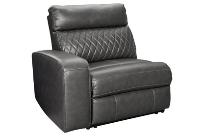Samperstone Gray Left-Arm Facing Power Recliner - 5520358 - Bien Home Furniture &amp; Electronics