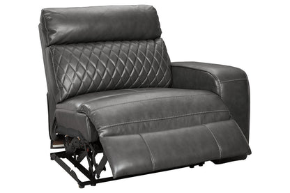 Samperstone Gray Right-Arm Facing Power Recliner - 5520362 - Bien Home Furniture &amp; Electronics