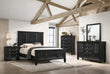 Sandy Beach Black Panel Bedroom Set - SET | 201321Q | 201322 | 201325 - Bien Home Furniture & Electronics