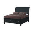 Sandy Beach Eastern King Storage Sleigh Bed Black - 201329KE - Bien Home Furniture & Electronics
