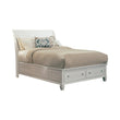 Sandy Beach Eastern King Storage Sleigh Bed White - 201309KE - Bien Home Furniture & Electronics