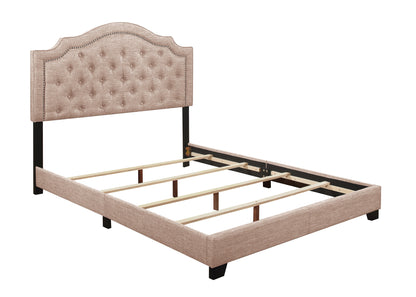 Sandy Beige Queen Upholstered Bed - SH255BGE-1 - Bien Home Furniture &amp; Electronics