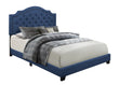Sandy Blue Queen Upholstered Bed - SH255BLU-1 - Bien Home Furniture & Electronics