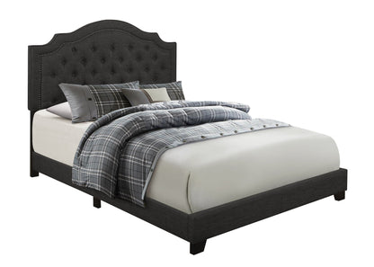 Sandy Dark Gray Full Upholstered Bed - SH255FDGR-1 - Bien Home Furniture &amp; Electronics