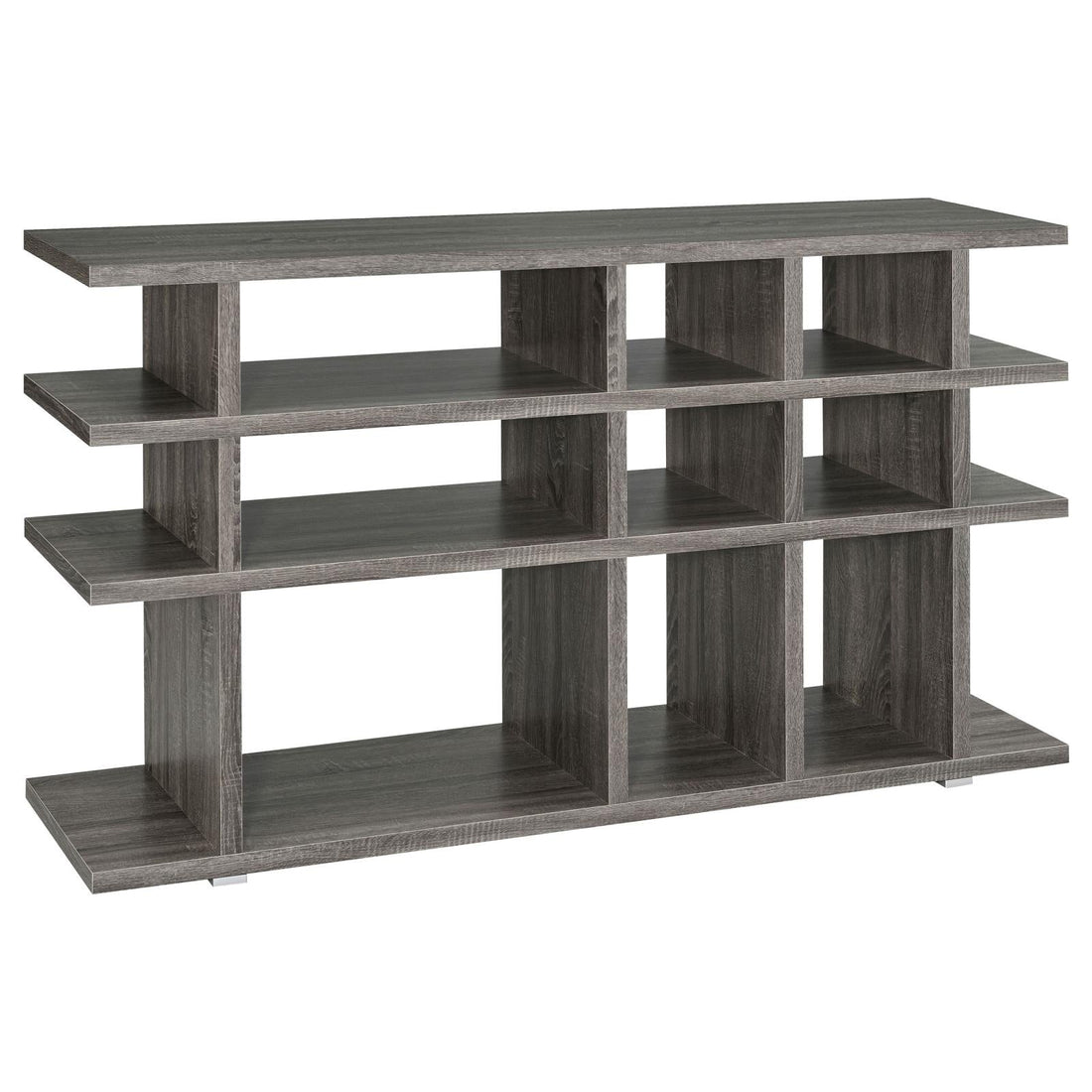 Santos Weathered Gray 3-Tier Bookcase - 800359 - Bien Home Furniture &amp; Electronics