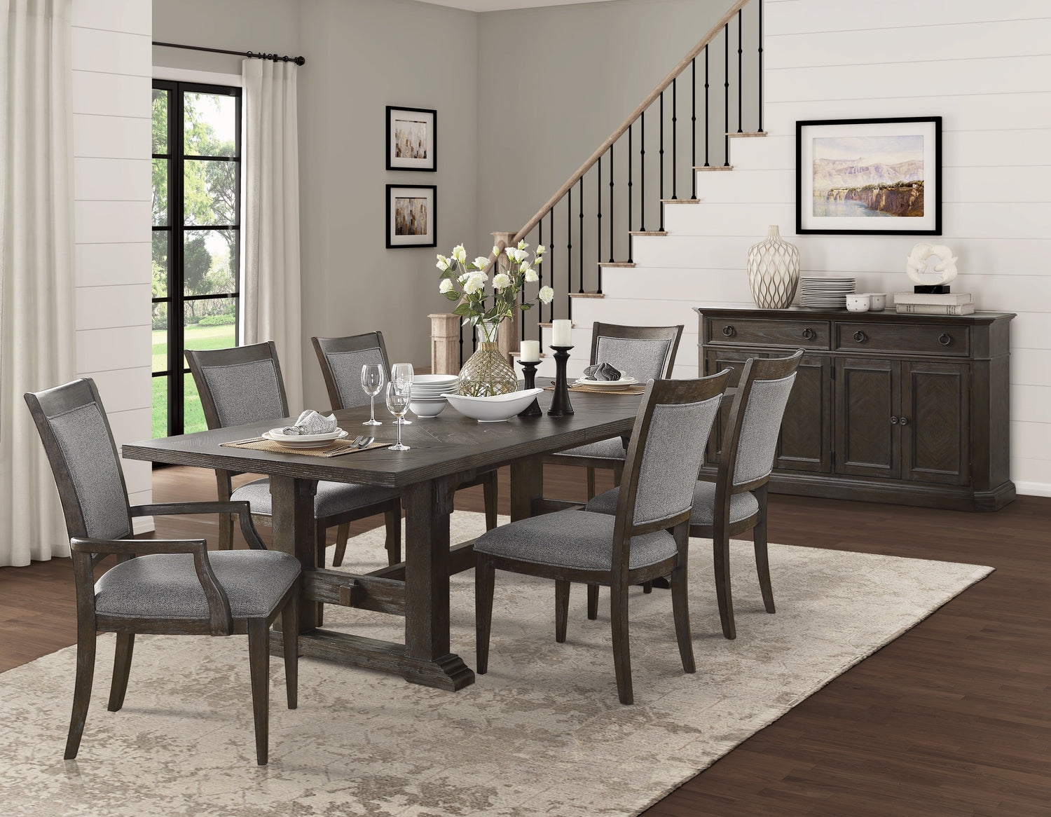 Sarasota Driftwood Brown Dining Table - 5441-102* - Bien Home Furniture &amp; Electronics