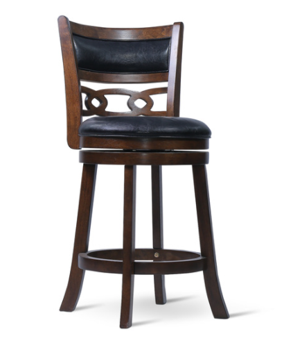 Savor Brown Swivel Counter Chair, Set of 2 - SH1155BRN-24 - Bien Home Furniture &amp; Electronics