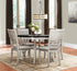 Savor White 5-Piece Dining Set - SH1155WHT - Bien Home Furniture & Electronics