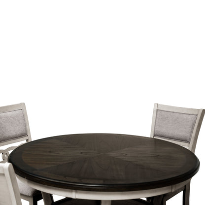 Savor White 5-Piece Dining Set - SH1155WHT - Bien Home Furniture &amp; Electronics
