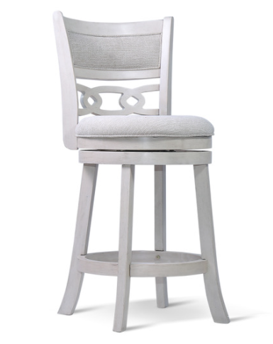 Savor White Swivel Counter Chair, Set of 2 - SH1155WHT-24 - Bien Home Furniture &amp; Electronics