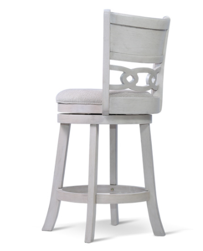 Savor White Swivel Counter Chair, Set of 2 - SH1155WHT-24 - Bien Home Furniture &amp; Electronics