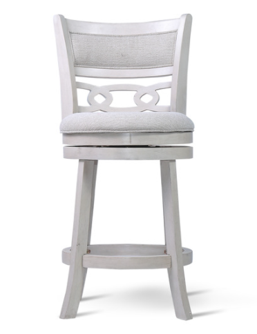 Savor White Swivel Counter Chair, Set of 2 - SH1155WHT-24 - Bien Home Furniture &amp; Electronics