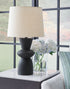 Scarbot Distressed Black Table Lamp (Set of 2) - L243354 - Bien Home Furniture & Electronics