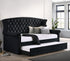 Scarlett Upholstered Tufted Twin Daybed with Trundle - 300642 - Bien Home Furniture & Electronics