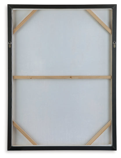 Scarlite Teal/Gold Finish Wall Art - A8000400 - Bien Home Furniture &amp; Electronics