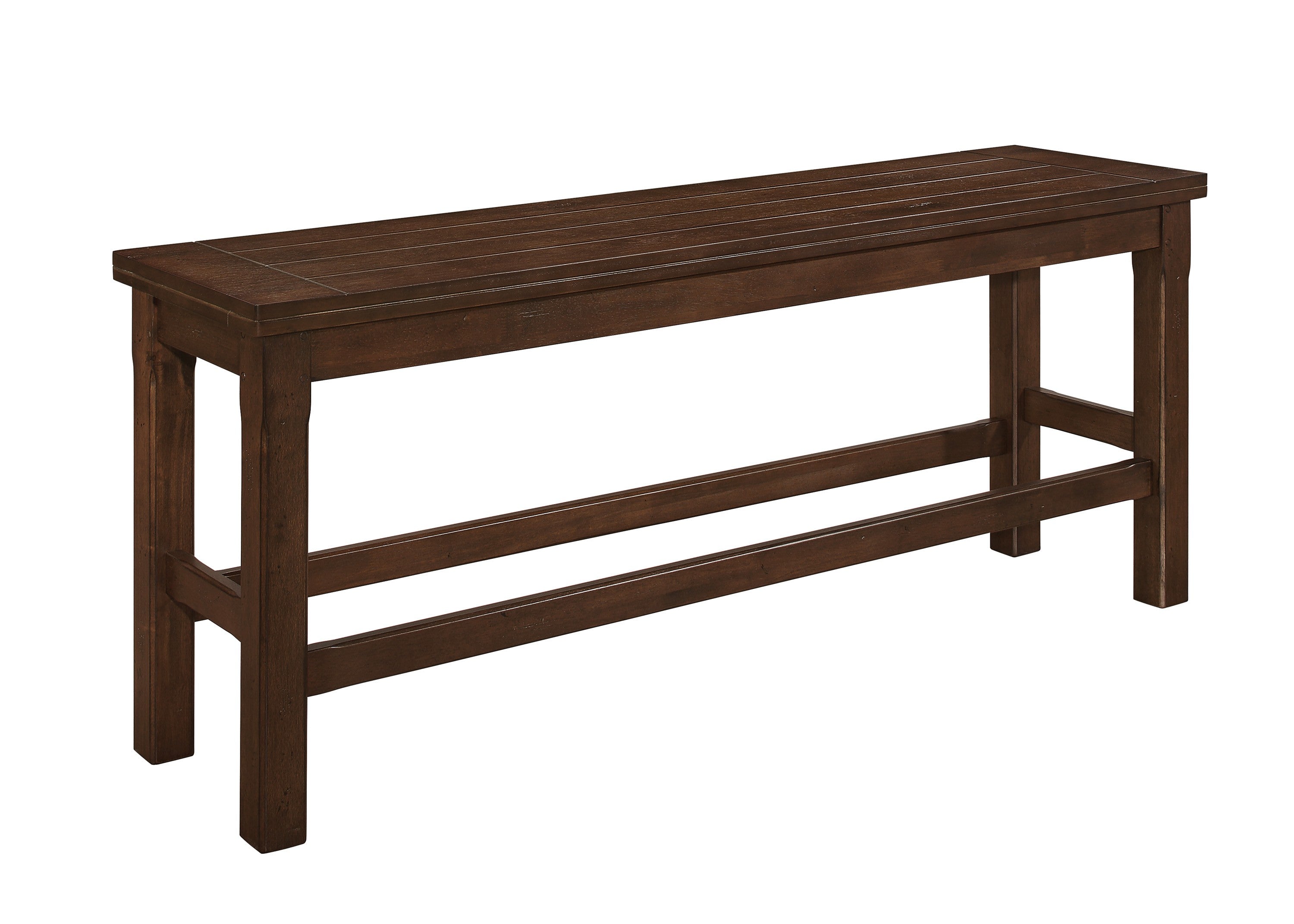 Schleiger Cherry Counter Height Bench - 5400-24BH - Bien Home Furniture &amp; Electronics