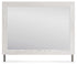 Schoenberg White Bedroom Mirror (Mirror Only) - B1446-36 - Bien Home Furniture & Electronics