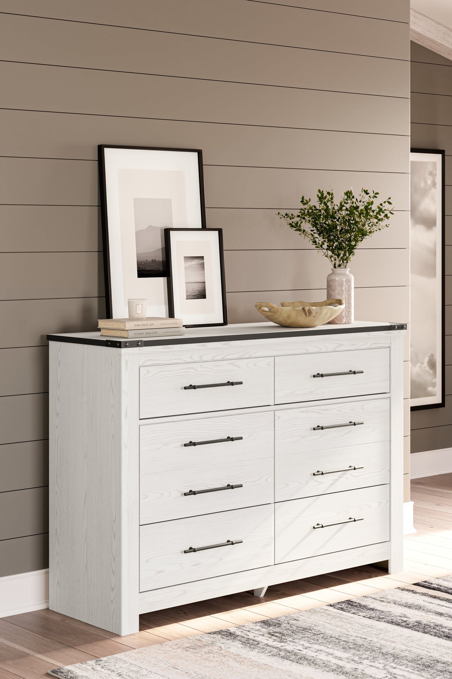 Schoenberg White Dresser - B1446-231 - Bien Home Furniture &amp; Electronics