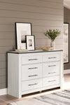 Schoenberg White Dresser - B1446-231 - Bien Home Furniture & Electronics