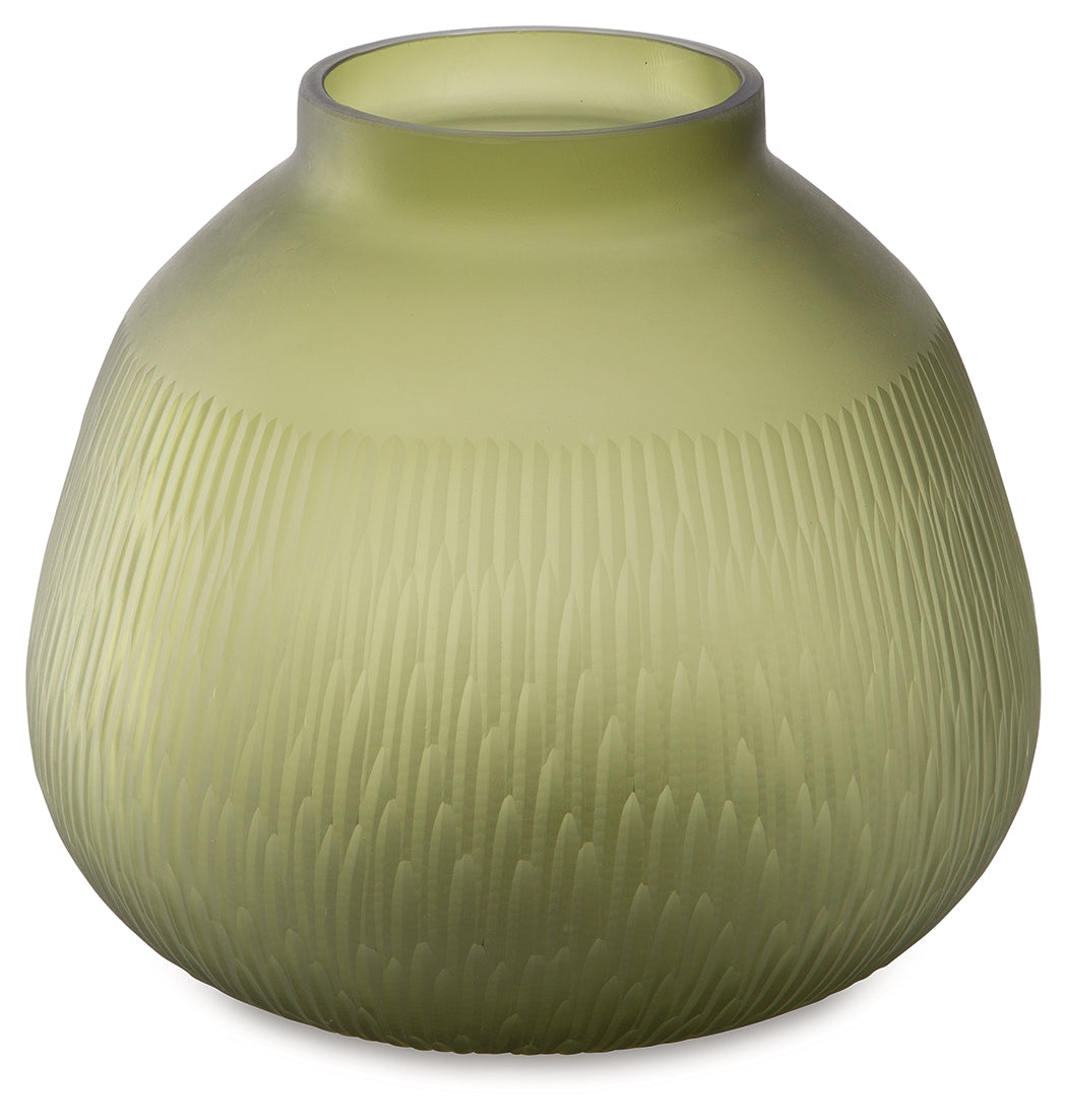 Scottyard Olive Green Vase - A2900007 - Bien Home Furniture &amp; Electronics