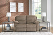 Scranto Oak Reclining Loveseat - 6650486 - Bien Home Furniture & Electronics