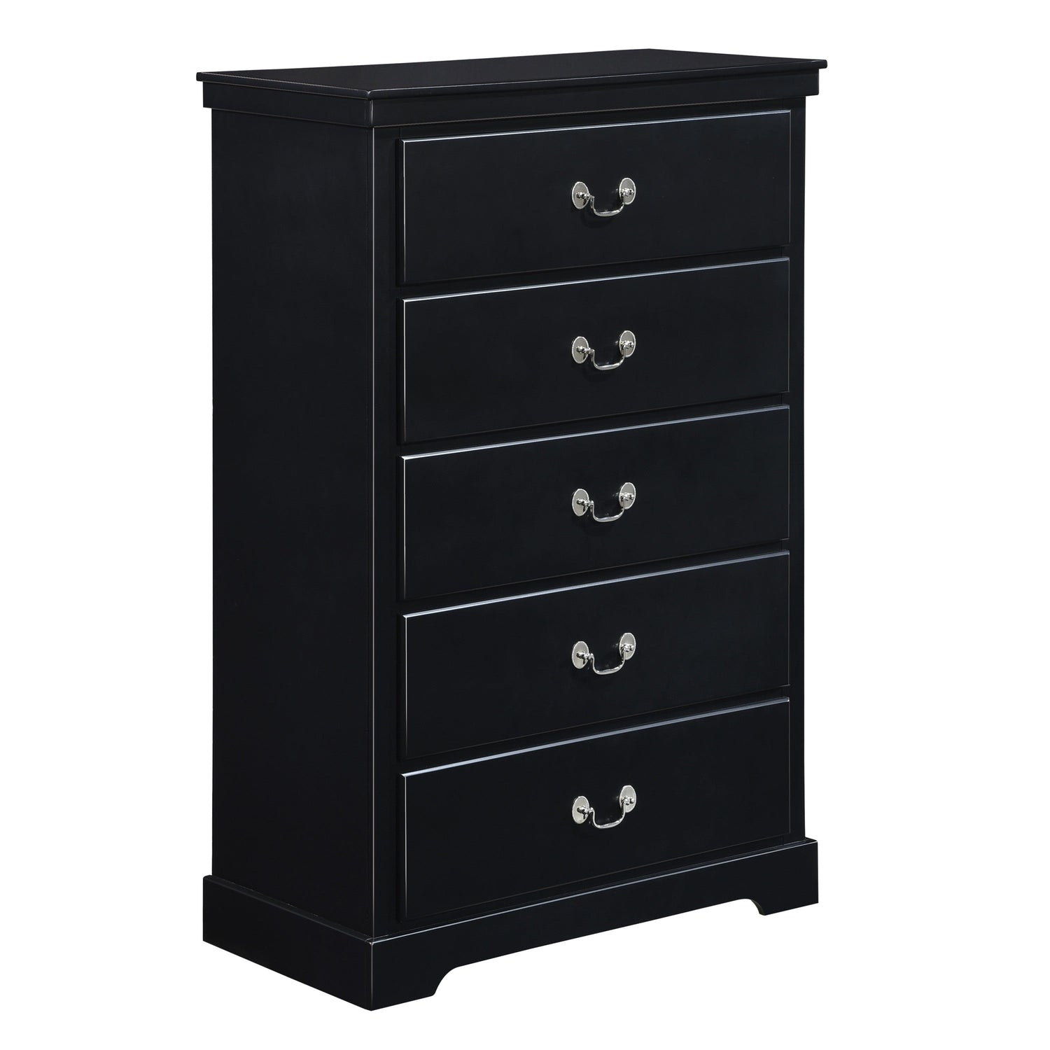 Seabright Black Chest - 1519BK-9 - Bien Home Furniture &amp; Electronics