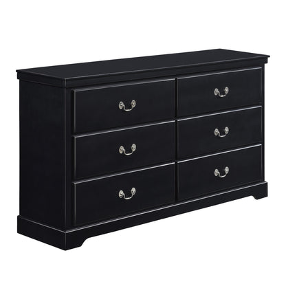 Seabright Black Dresser - 1519BK-5 - Bien Home Furniture &amp; Electronics