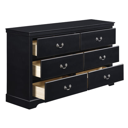 Seabright Black Dresser - 1519BK-5 - Bien Home Furniture &amp; Electronics