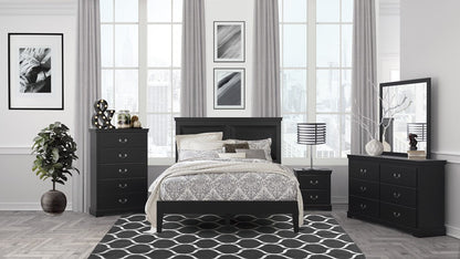 Seabright Black Panel Bedroom Set - SET | 1519BKK-1 | 1519BK-3 | 1519BK-4 | 1519BK-5 | 1519BK-6 - Bien Home Furniture &amp; Electronics