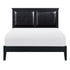 Seabright Black Queen Panel Bed - SET | 1519BK-1 | 1519BK-3 - Bien Home Furniture & Electronics