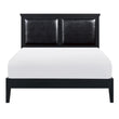 Seabright Black Queen Panel Bed - SET | 1519BK-1 | 1519BK-3 - Bien Home Furniture & Electronics