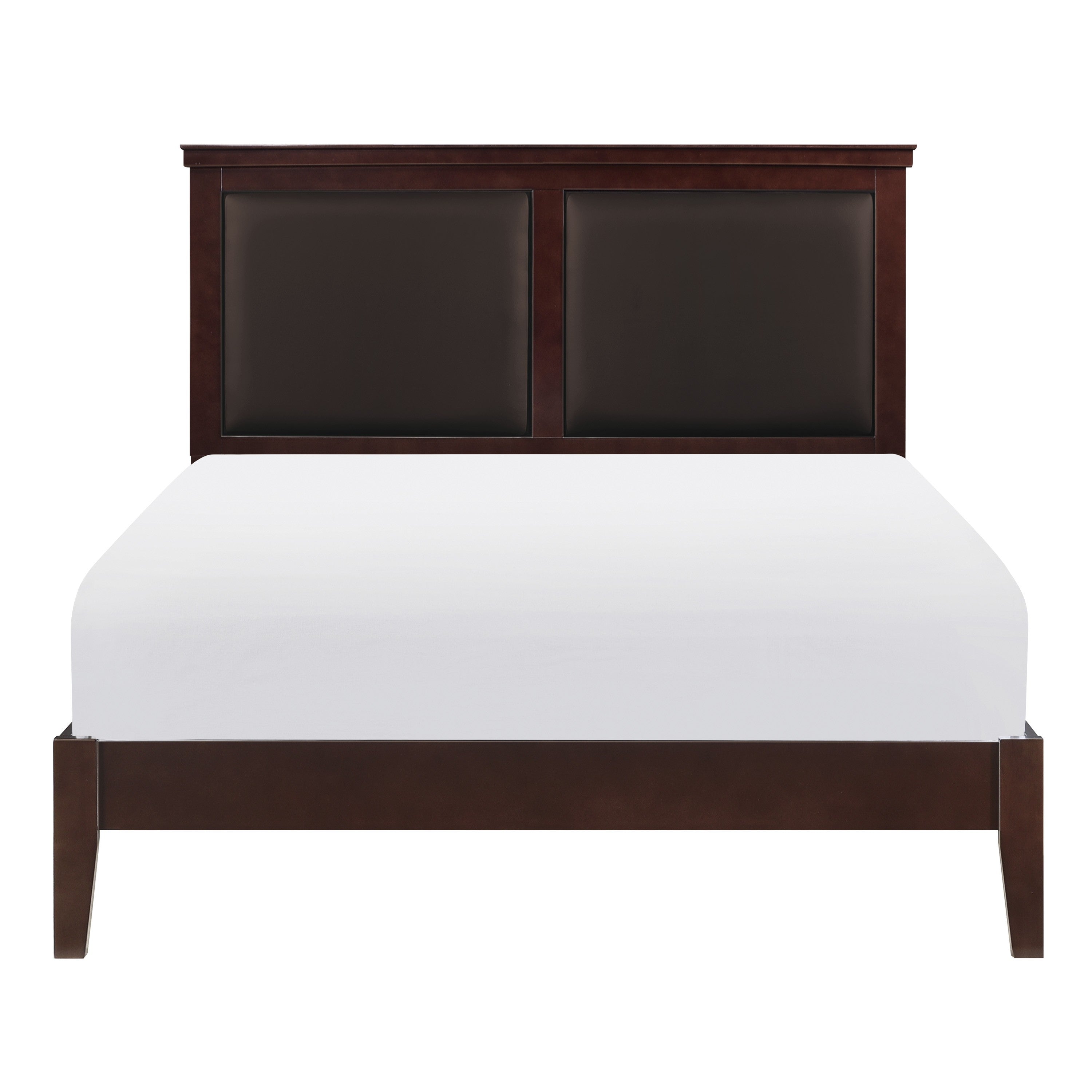 Seabright Cherry King Panel Bed - SET | 1519CHK-1 | 1519CH-3 - Bien Home Furniture &amp; Electronics