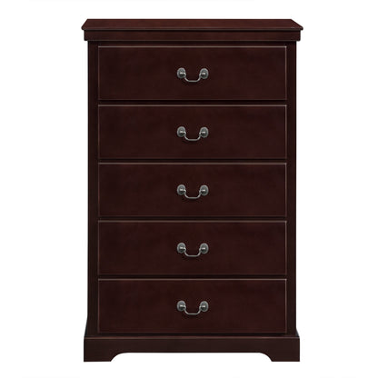 Seabright Cherry Youth Panel Bedroom Set - SET | 1519CHF-1 | 1519CHT-3 | 1519CH-4 | 1519CH-5 | 1519CH-6 | 1519CH-9 - Bien Home Furniture &amp; Electronics
