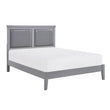 Seabright Gray Eastern King Bed - SET | 1519GYK-1 | 1519GY-3 - Bien Home Furniture & Electronics