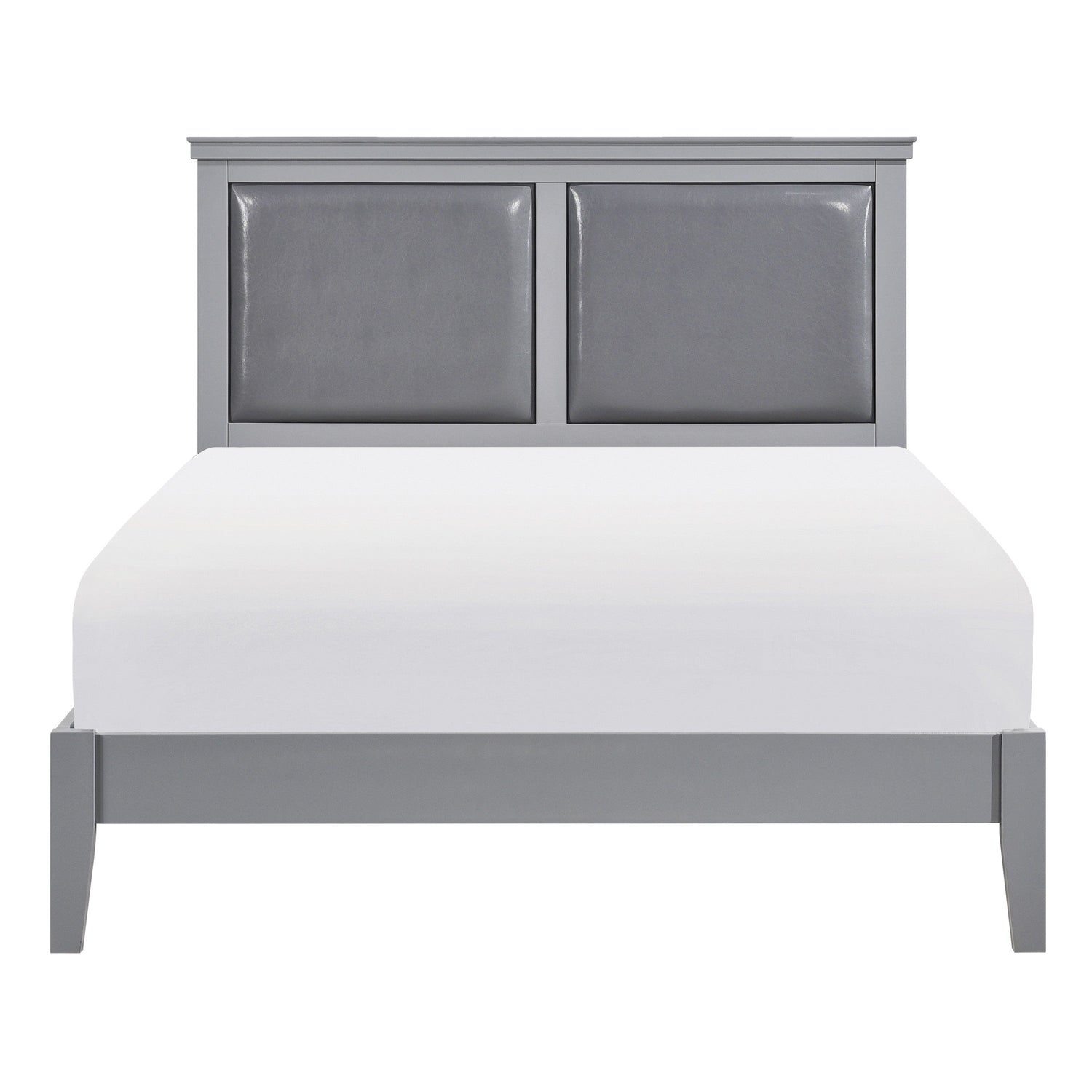 Seabright Gray Eastern King Bed - SET | 1519GYK-1 | 1519GY-3 - Bien Home Furniture &amp; Electronics